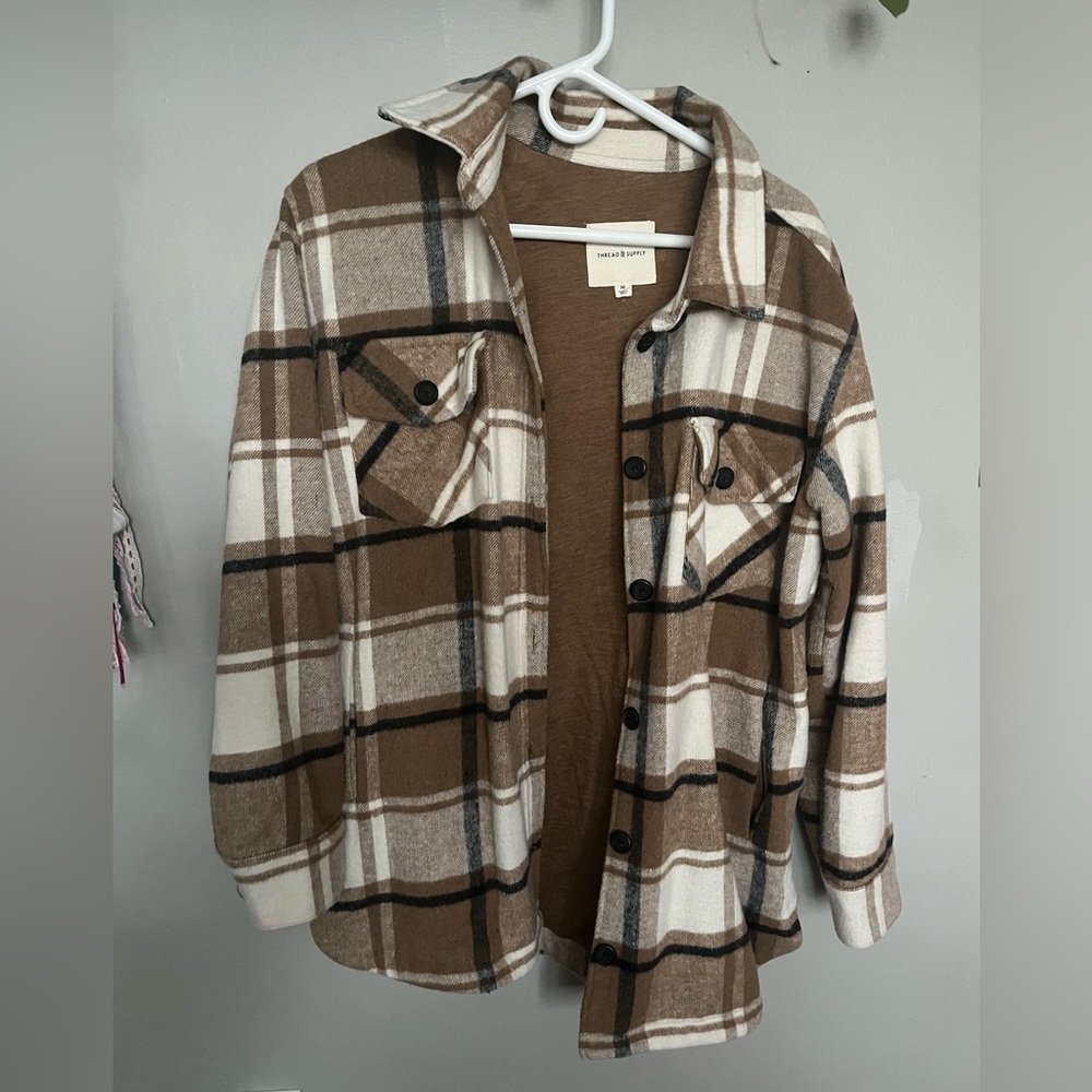 Plaid shacket